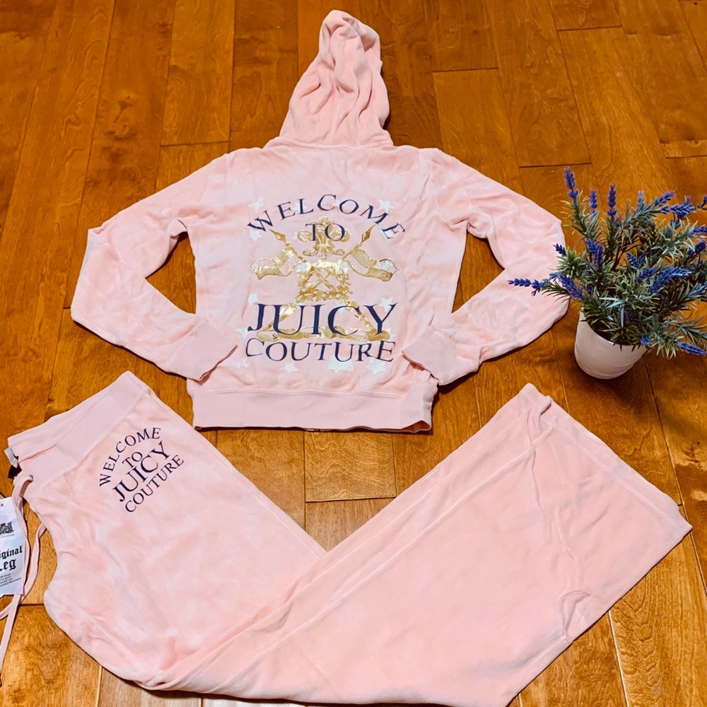 Juicy Couture Y2K vintage velour hoodie & pant